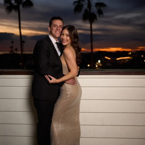 Meshki Silver Sequin Backless Maxi Gown